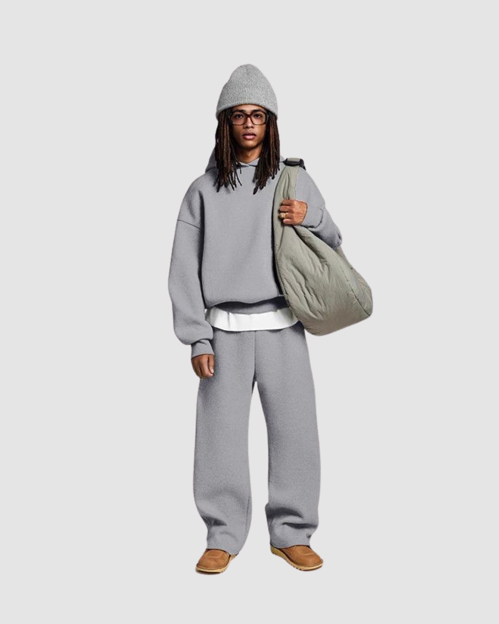 "Seventhstore" basic cotton hoodie