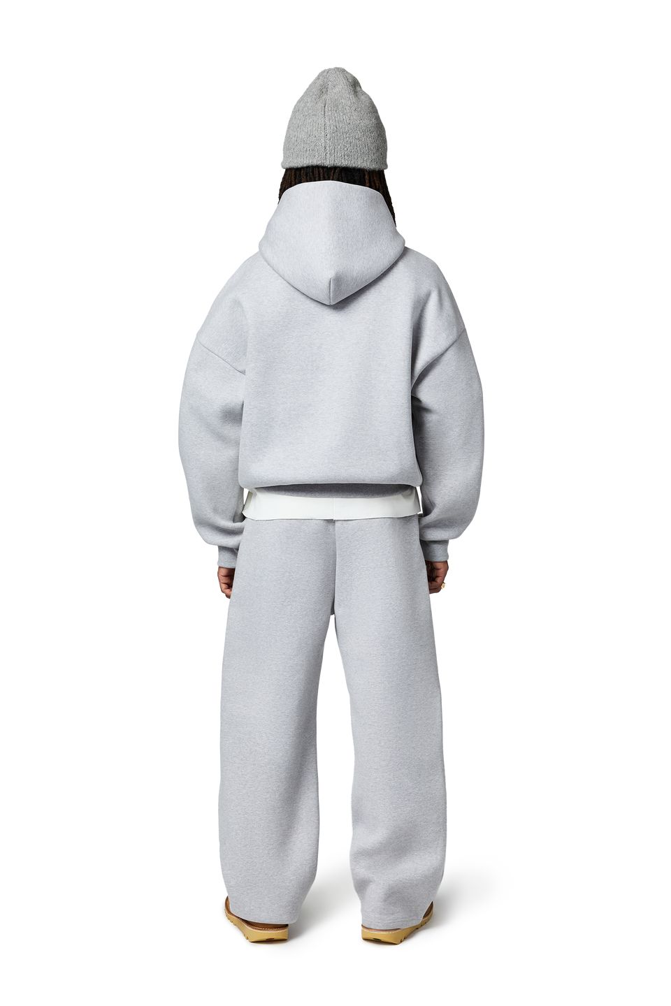 "Seventhstore" basic cotton hoodie