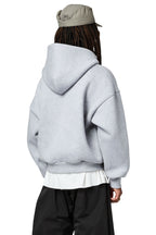 "Seventhstore" basic cotton hoodie