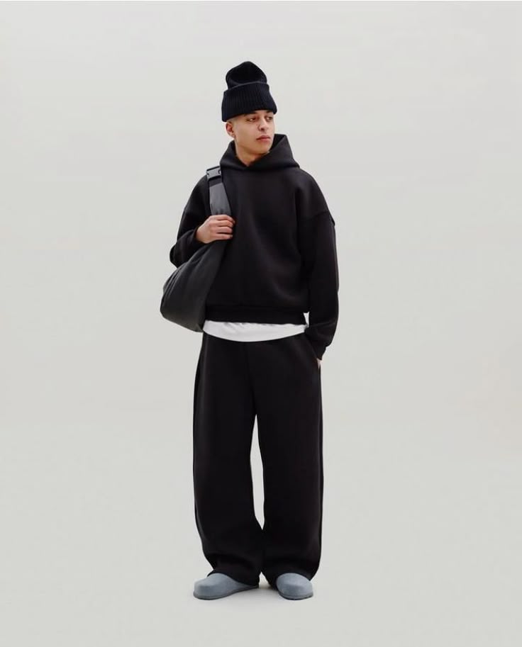 "Seventhstore" basic cotton hoodie
